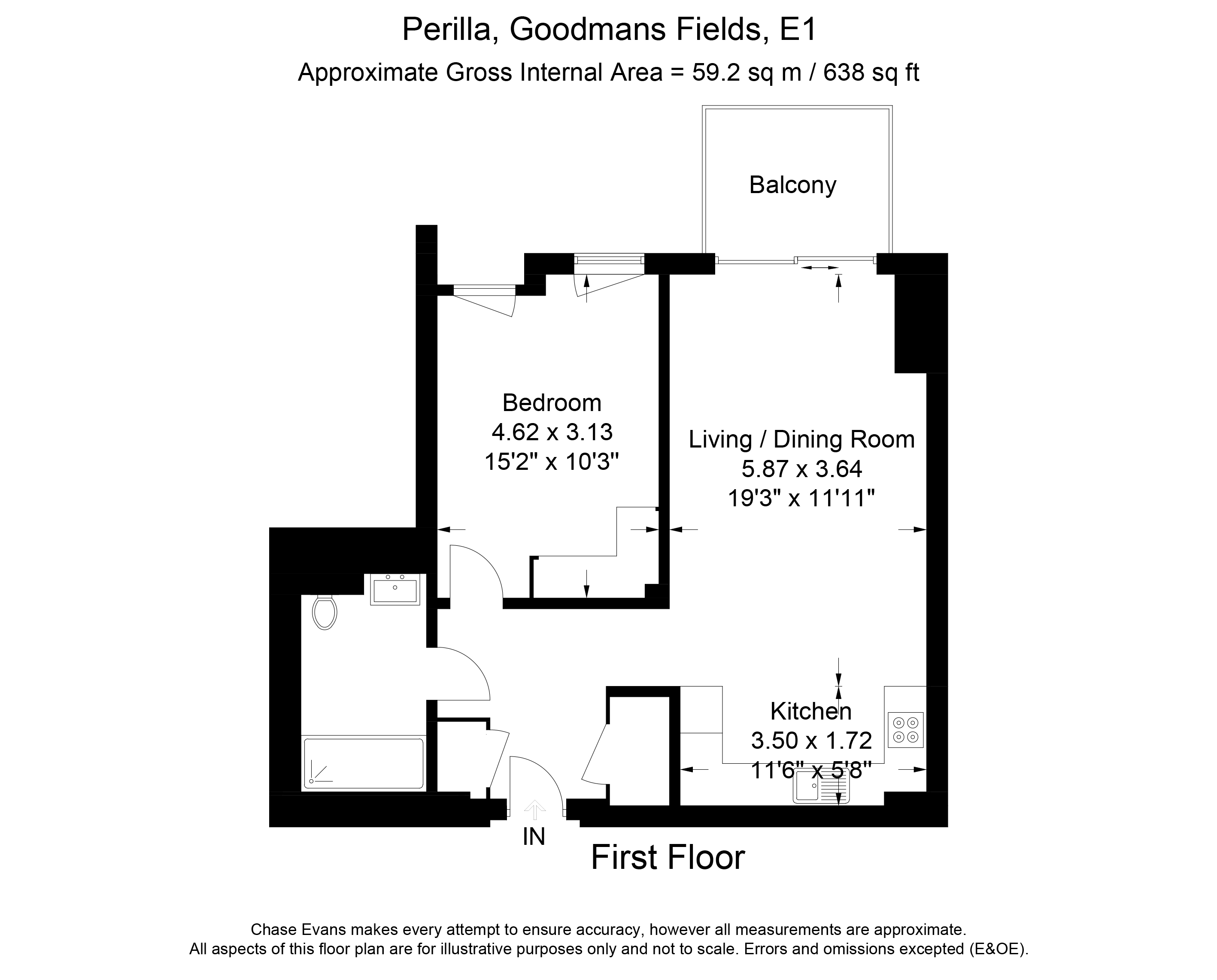 1 Bedrooms Flat to rent in Perilla House, Goodman's Fields, Aldgate E1