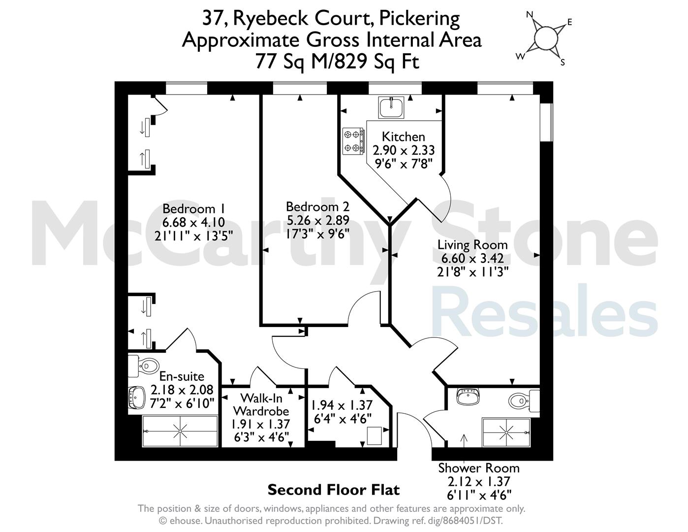 37 Ryebeck Court, Eastgate, Pickering floorplan