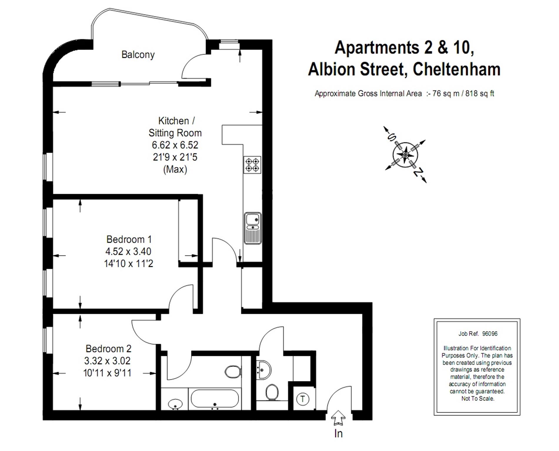 2 Bedrooms Flat for sale in Albion Street, Cheltenham, Gloucestershire GL52