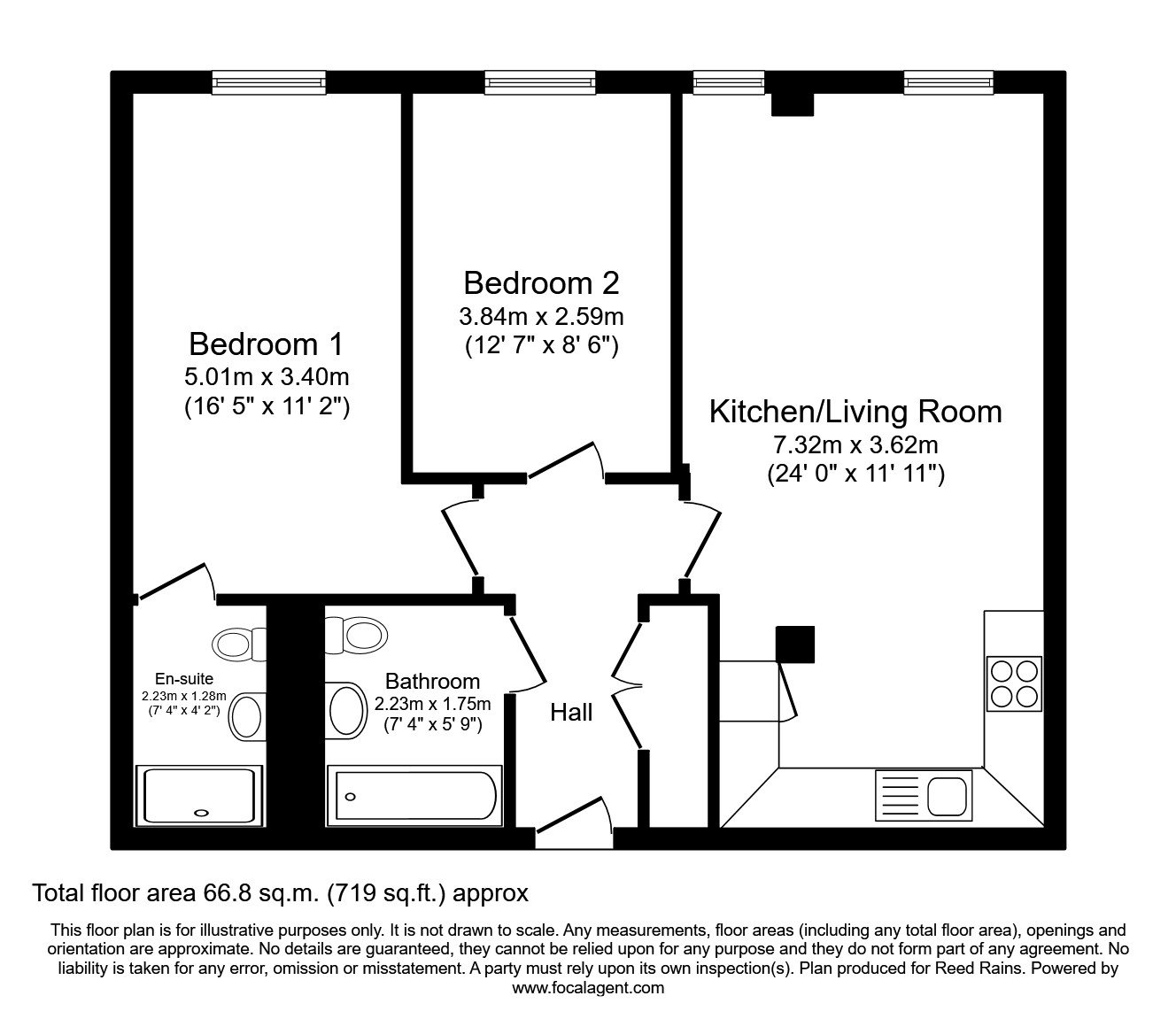 415, Nuovo Apartments, 59, Great Ancoats Street, Manchester floorplan