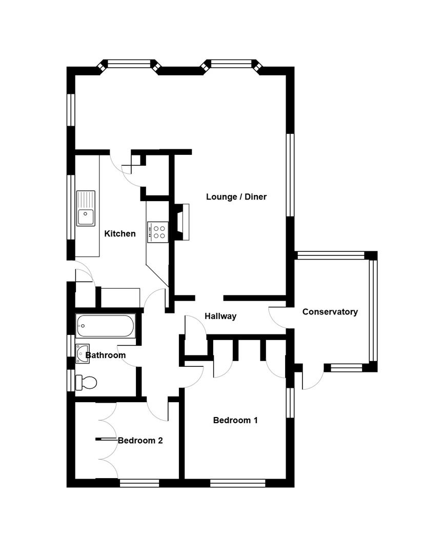 23, Hoburne Park, Swanage floorplan