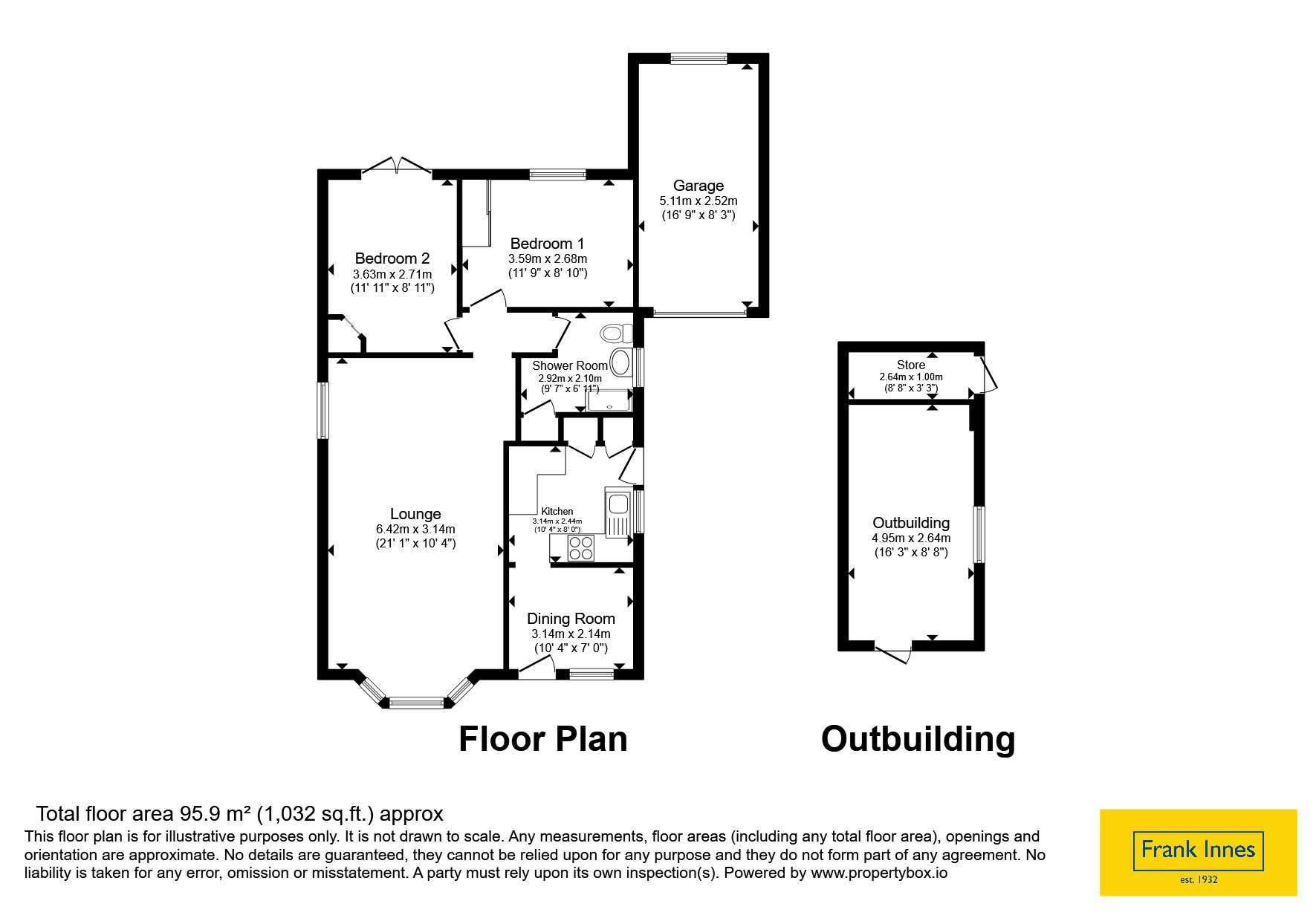 9, Burns Close, Swadlincote floorplan