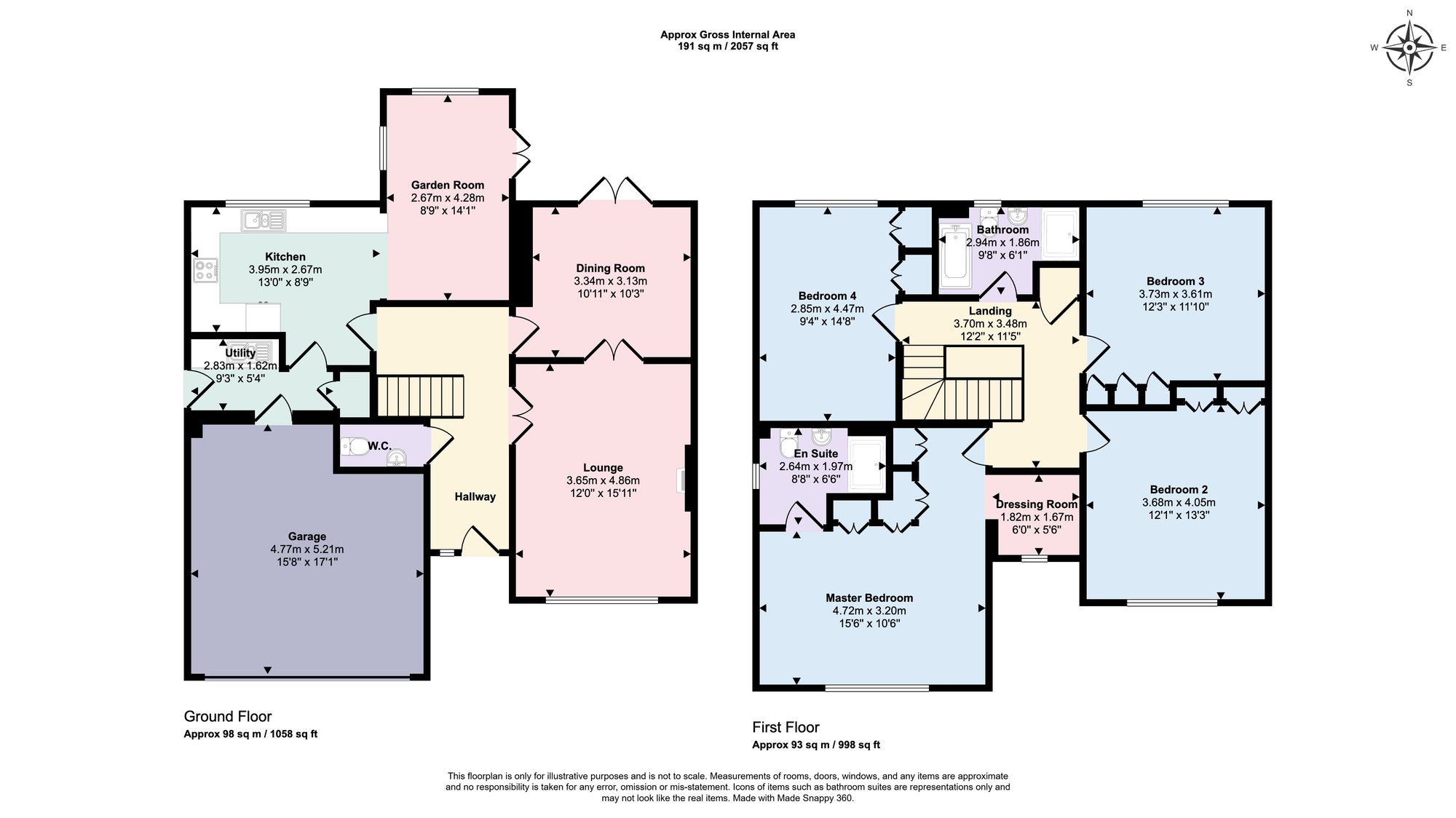 3 Primrose Close, Leicester floorplan