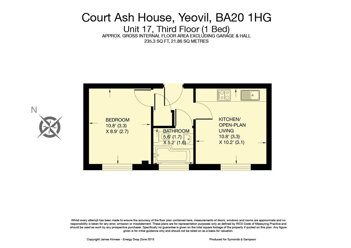 1 Bedrooms Flat for sale in Court Ash House, Yeovil, Somerset BA20