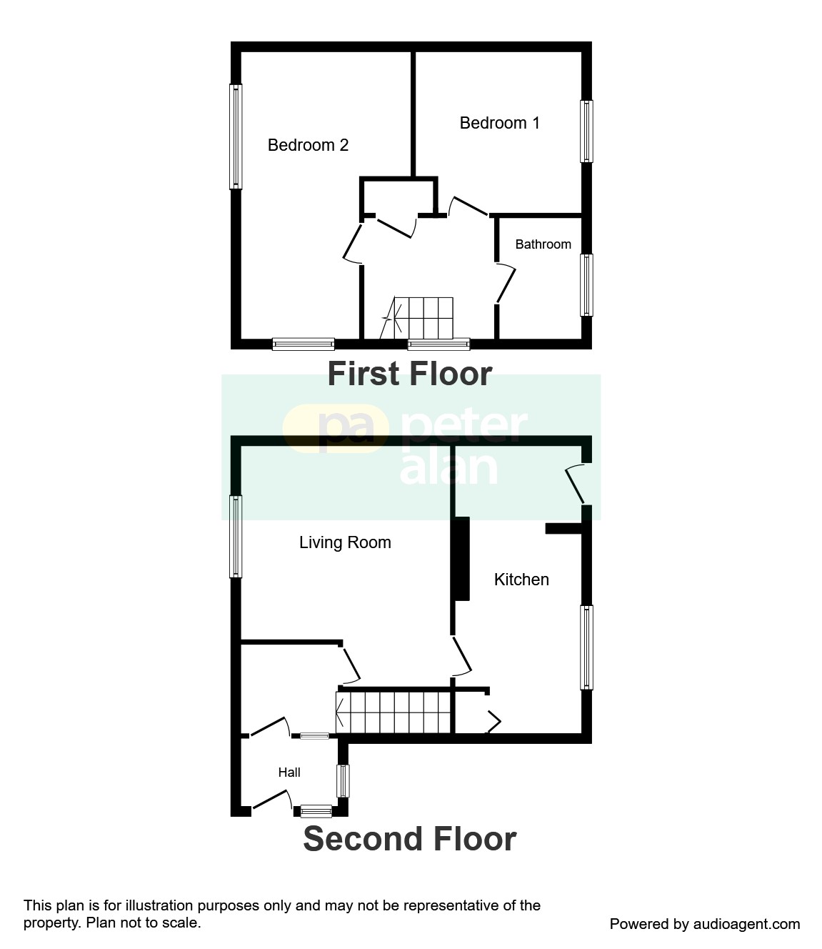 2 Bedrooms Semi-detached house for sale in Beech Grove, Gurnos, Merthyr Tydfil CF47