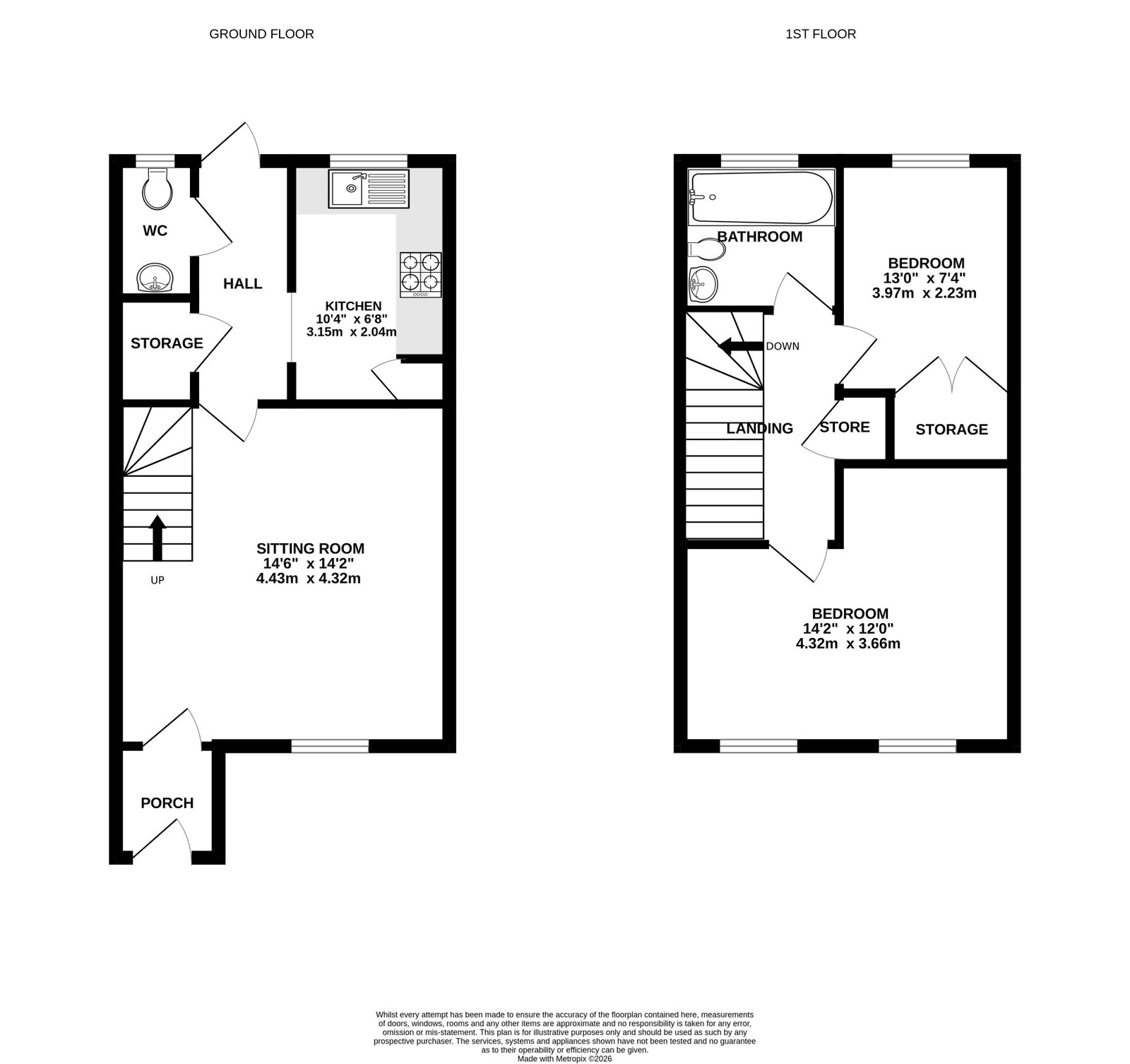 9, East Wick, Lindfield floorplan