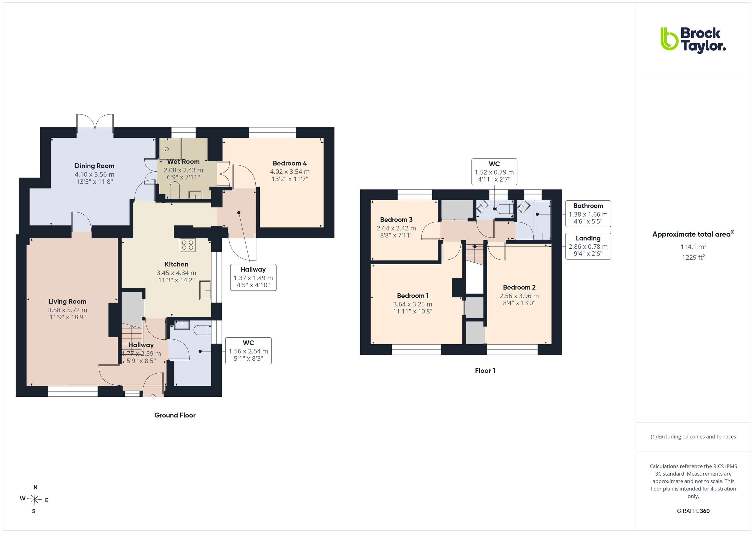 54 Longfield Road, Horsham floorplan