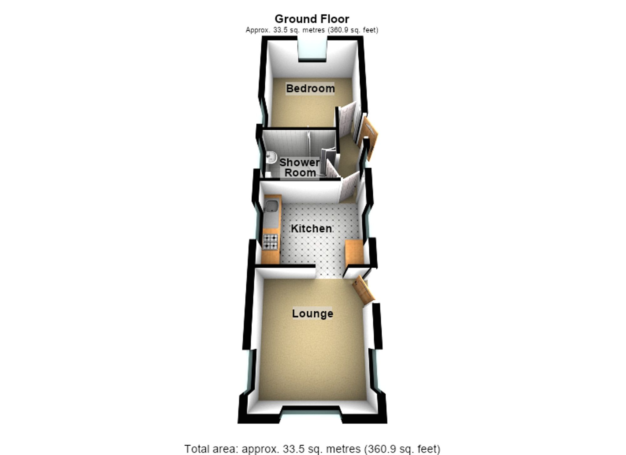 14 Second Avenue Parklands Mobile Homes, Scunthorpe floorplan