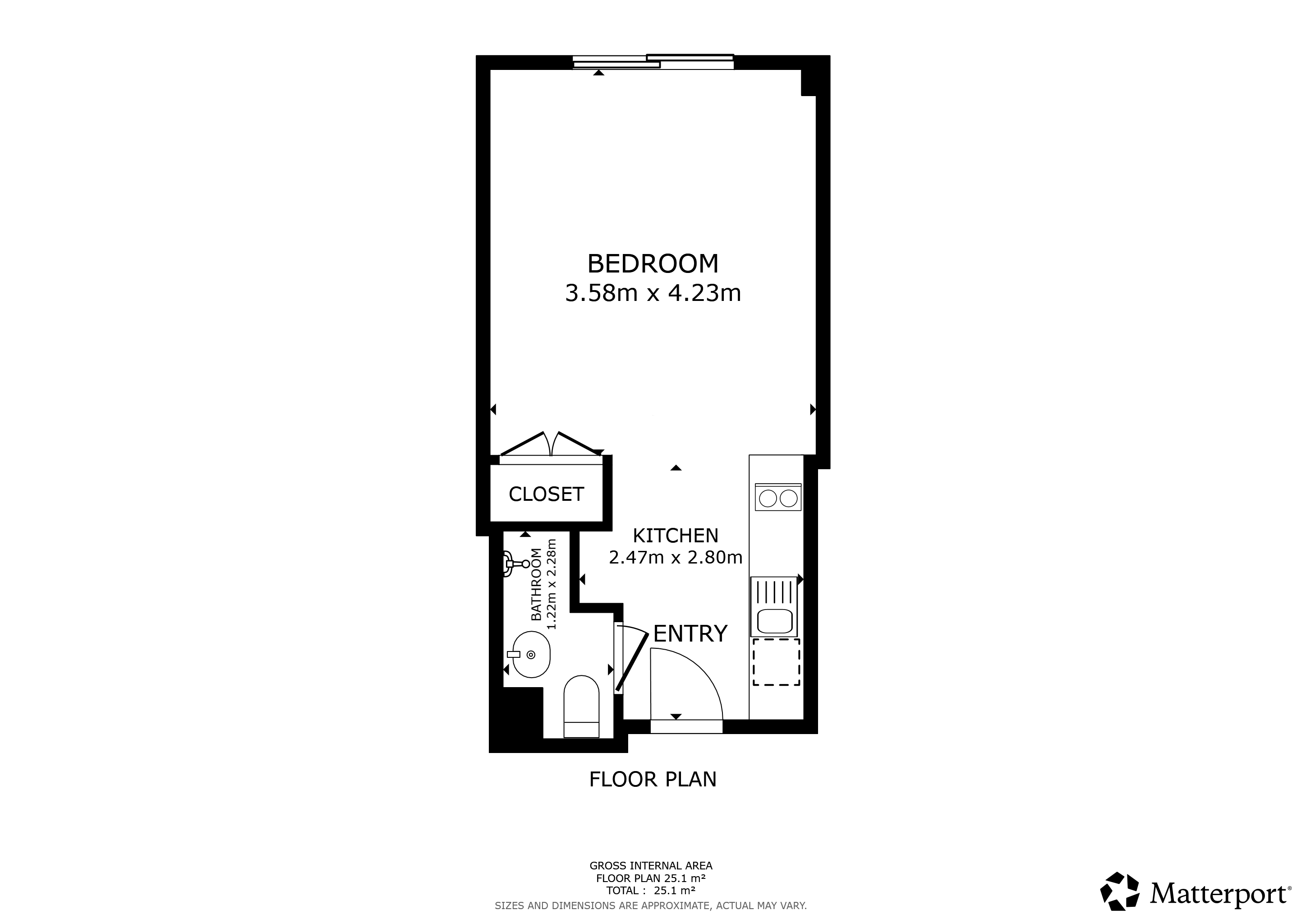 Flat 60, Primus Edge, 2, Atkins Street, Leicester floorplan