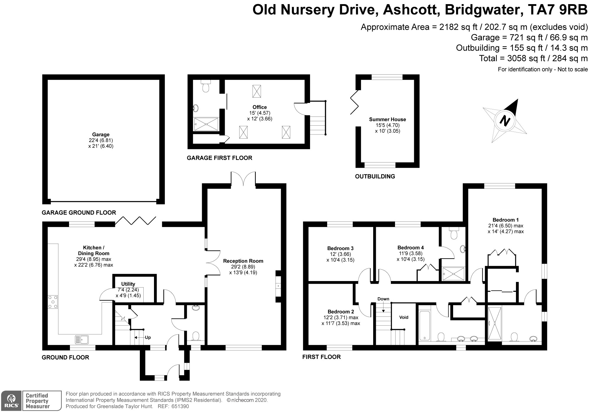4, Old Nursery Drive, Ashcott floorplan