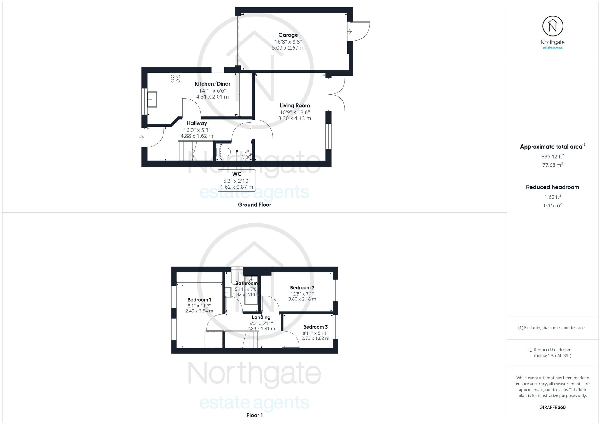 7 Yacley Close, Newton Aycliffe floorplan