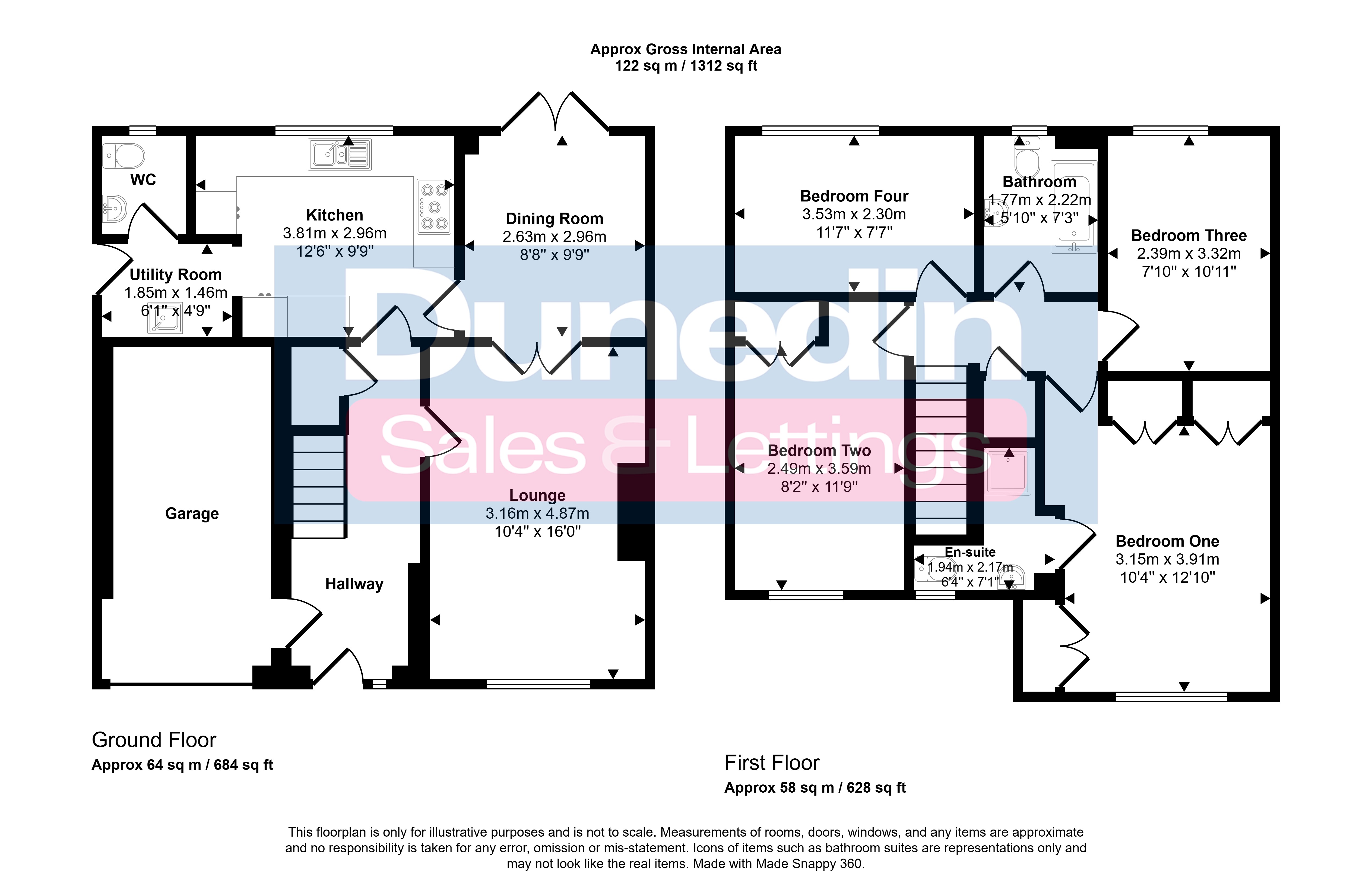33, The Pines, Rubery floorplan