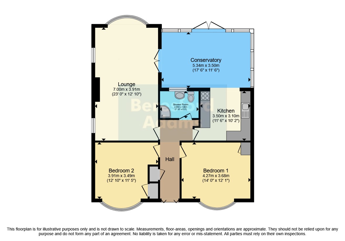 Meadow Nook,, Bryn Maelgwyn Lane, Conwy floorplan