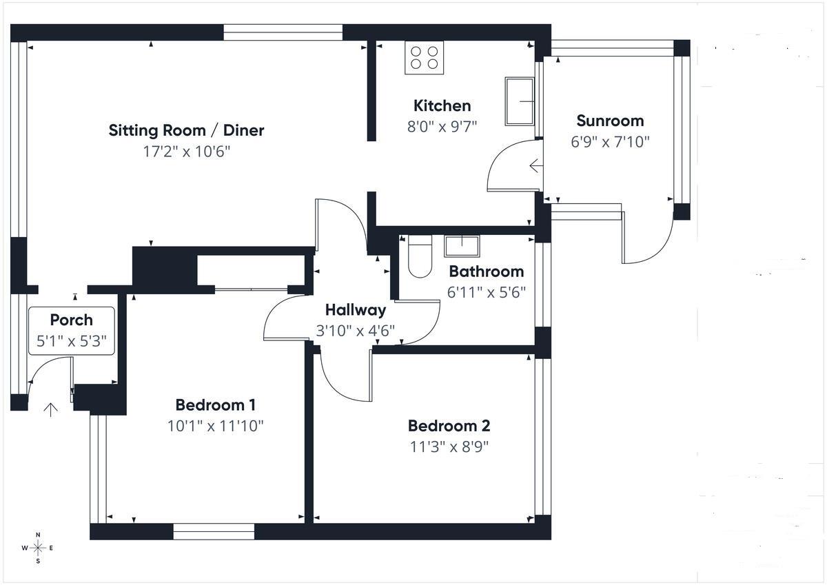 25, Breydon Way, Lowestoft floorplan