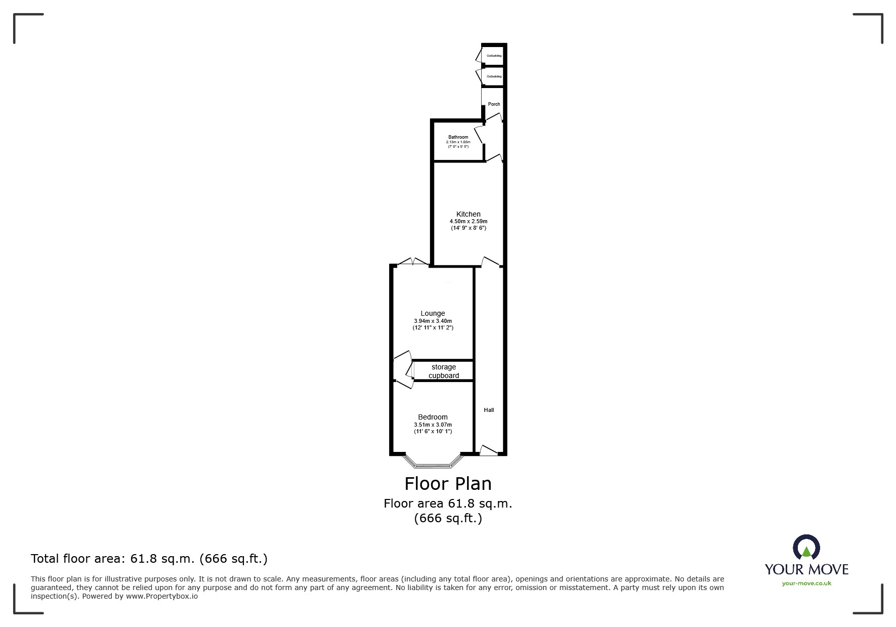 42A, Station Road, Leicestershire floorplan