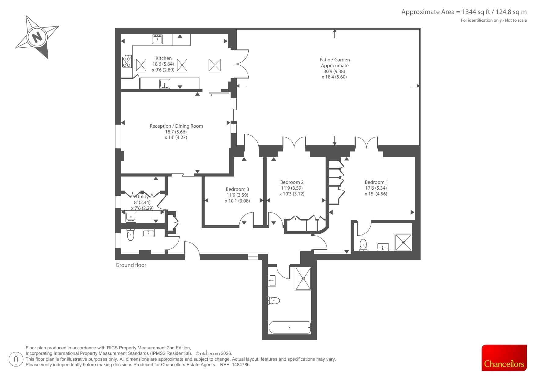 Flat 2, 114, Regents Park Road, London floorplan