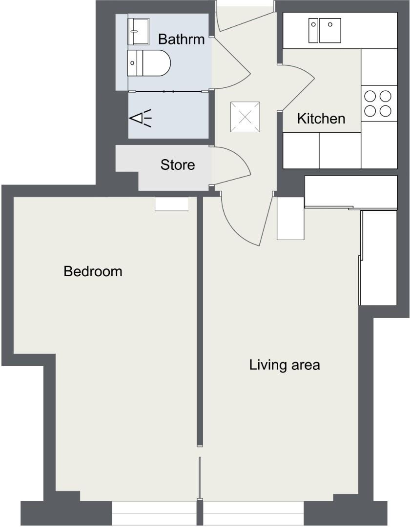34, Burne Jones House, Birmingham floorplan