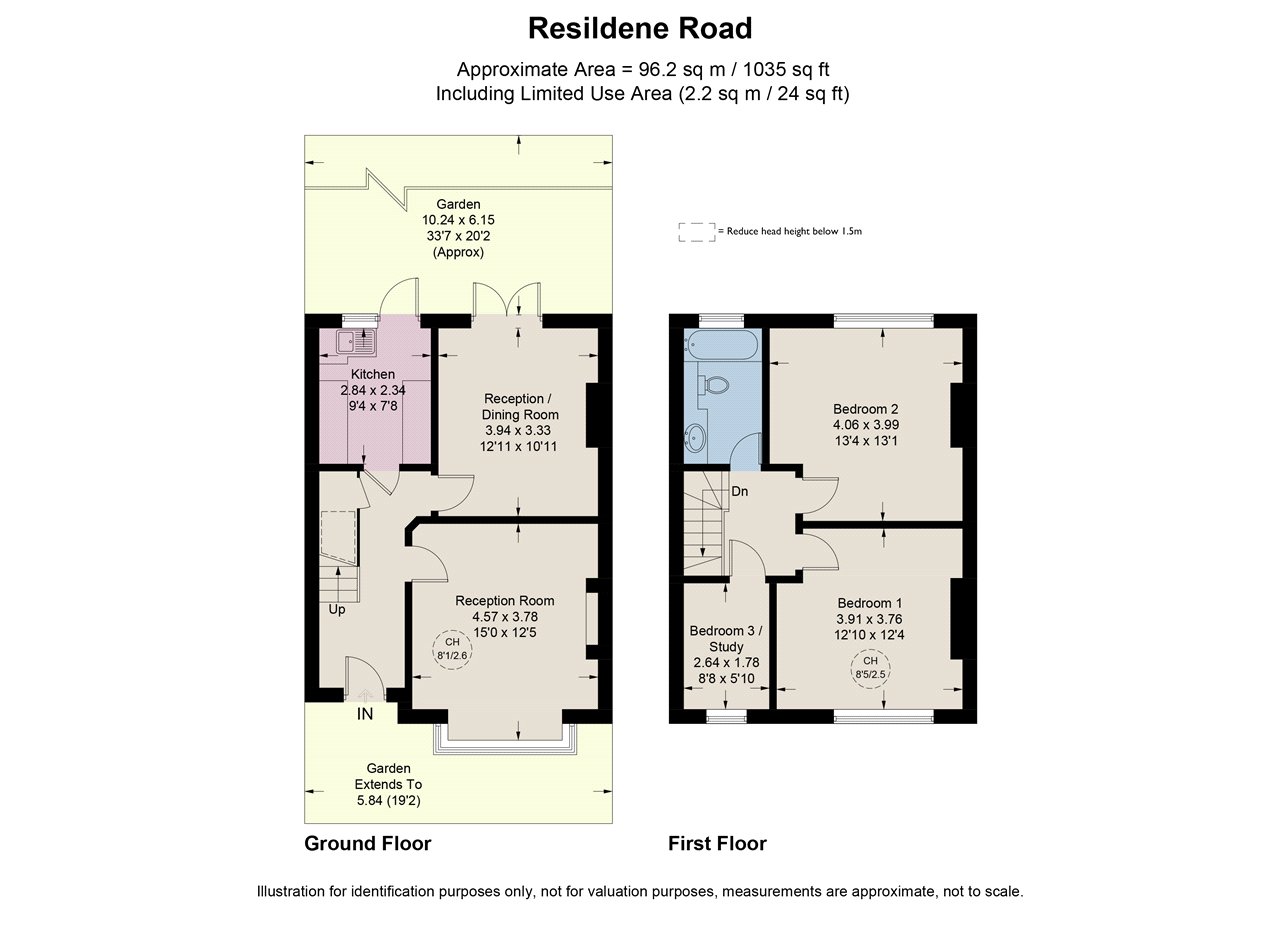 58, Riseldine Road, London floorplan