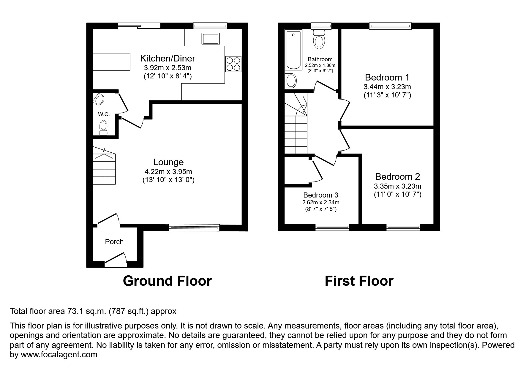 3, Brockenhurst Close, Lincoln floorplan