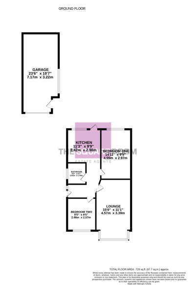 7, Lynwood Drive, Stalmine floorplan