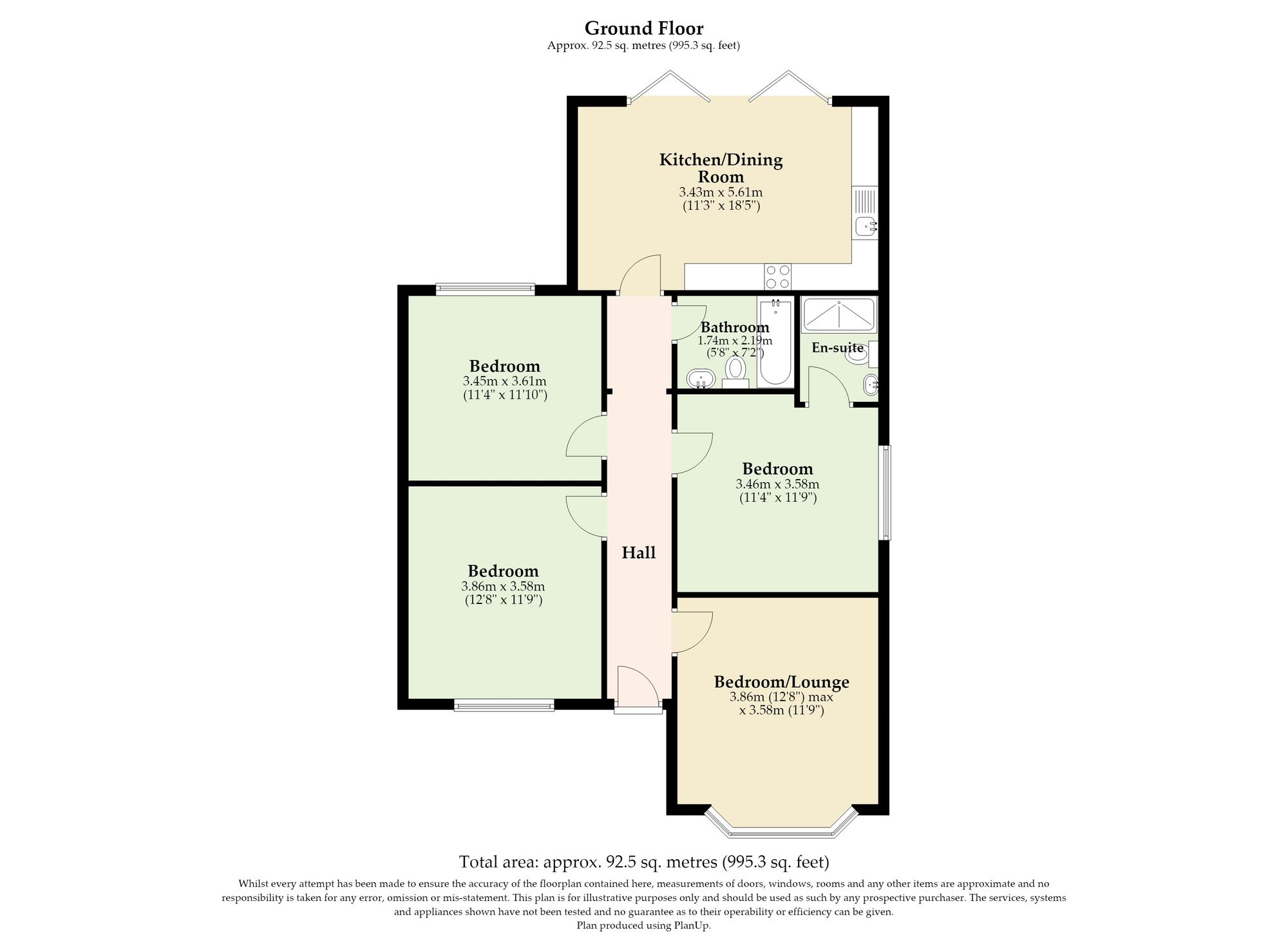 77 Oulton Road, Lowestoft floorplan