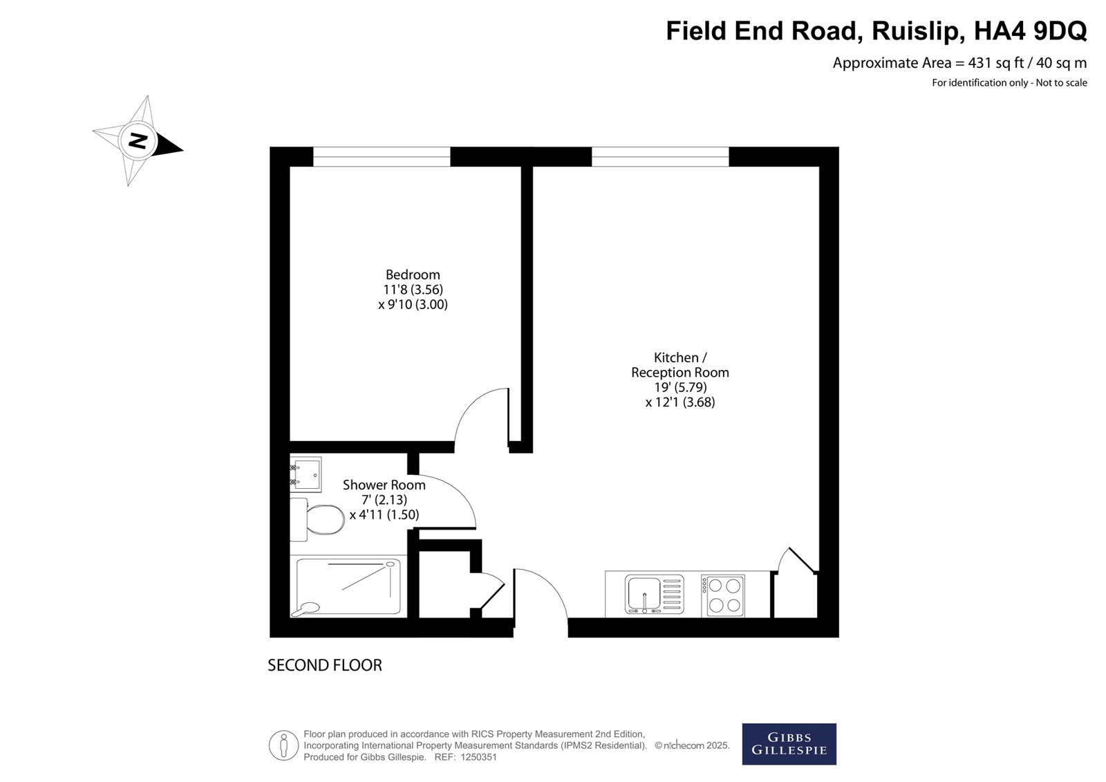 Flat 39, Malt Works Apartments, 281, Field End Road, Middlesex floorplan