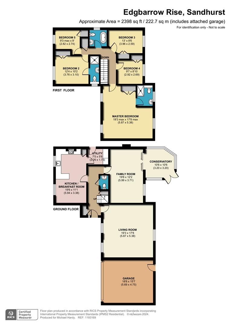11, Edgbarrow Rise, Sandhurst floorplan