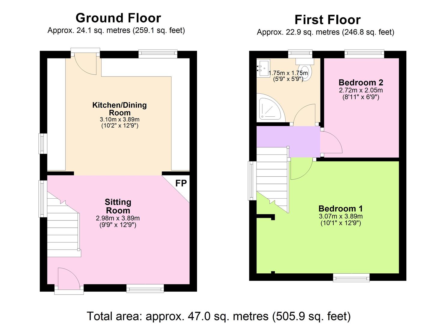2, Tower Hill, Bromyard floorplan