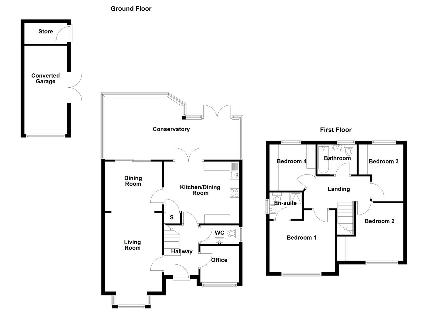 4, Ernest Egerton Close, Tunstall floorplan