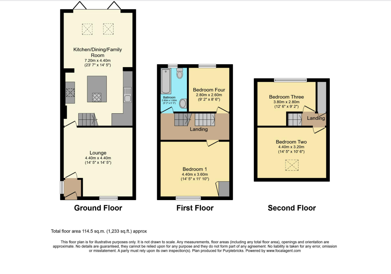 9, Thomas Street, Glossop floorplan