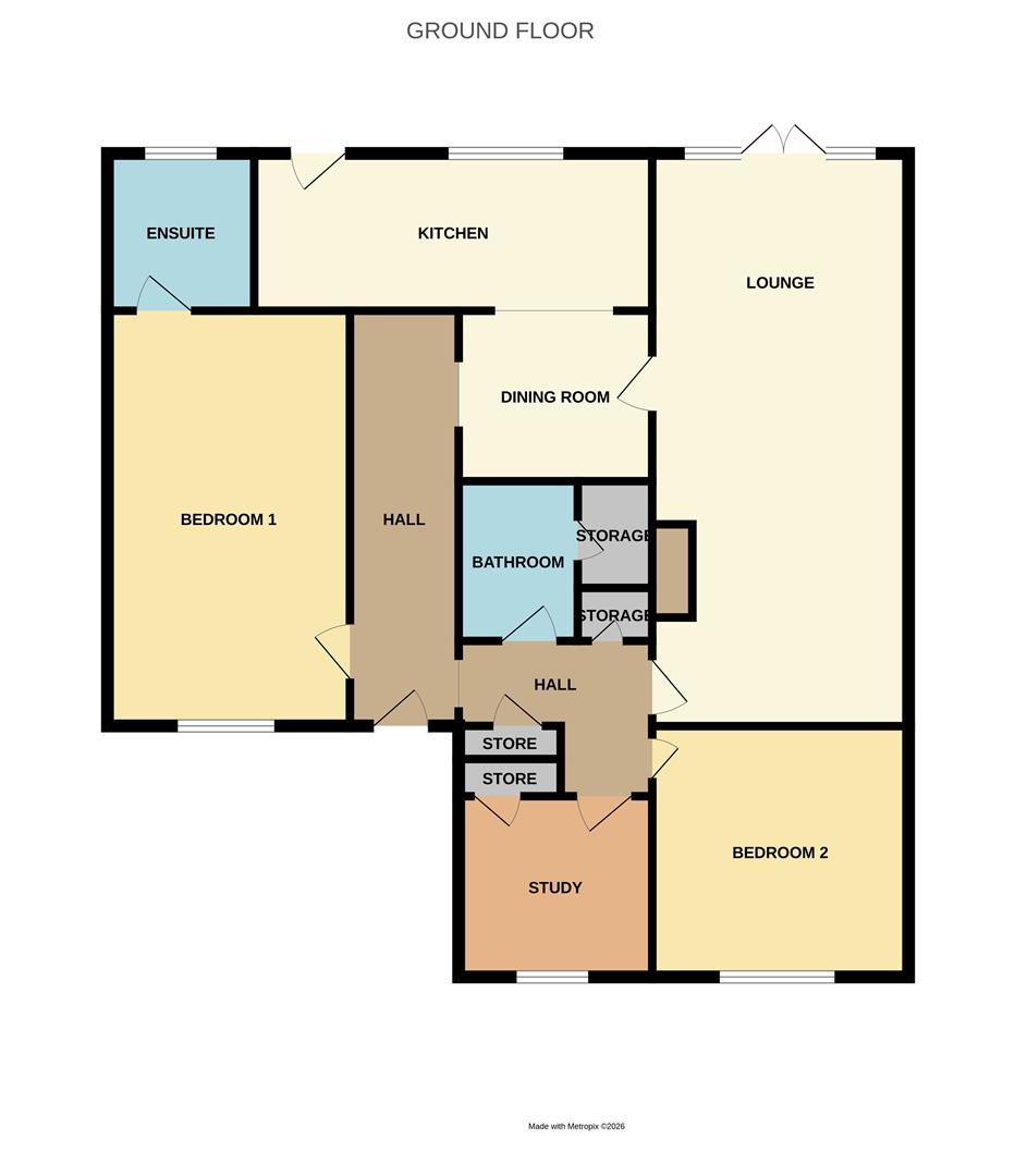 91, Aretha Close, Kingswinford floorplan