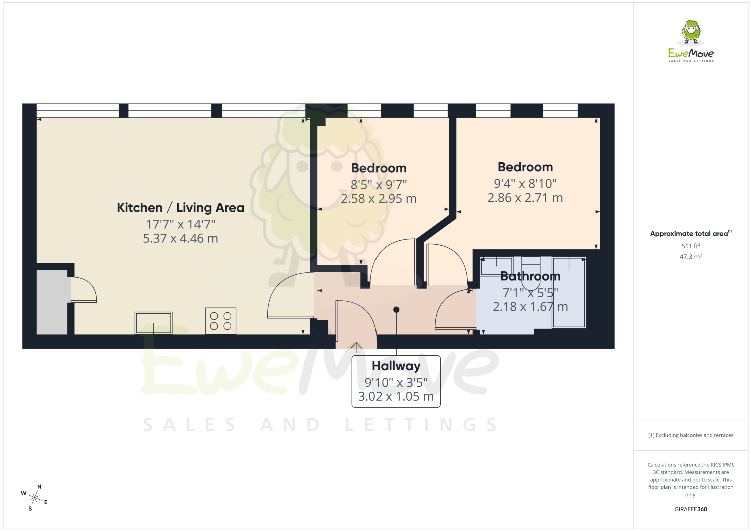 14 Wella House, Wella Road, Hampshire floorplan