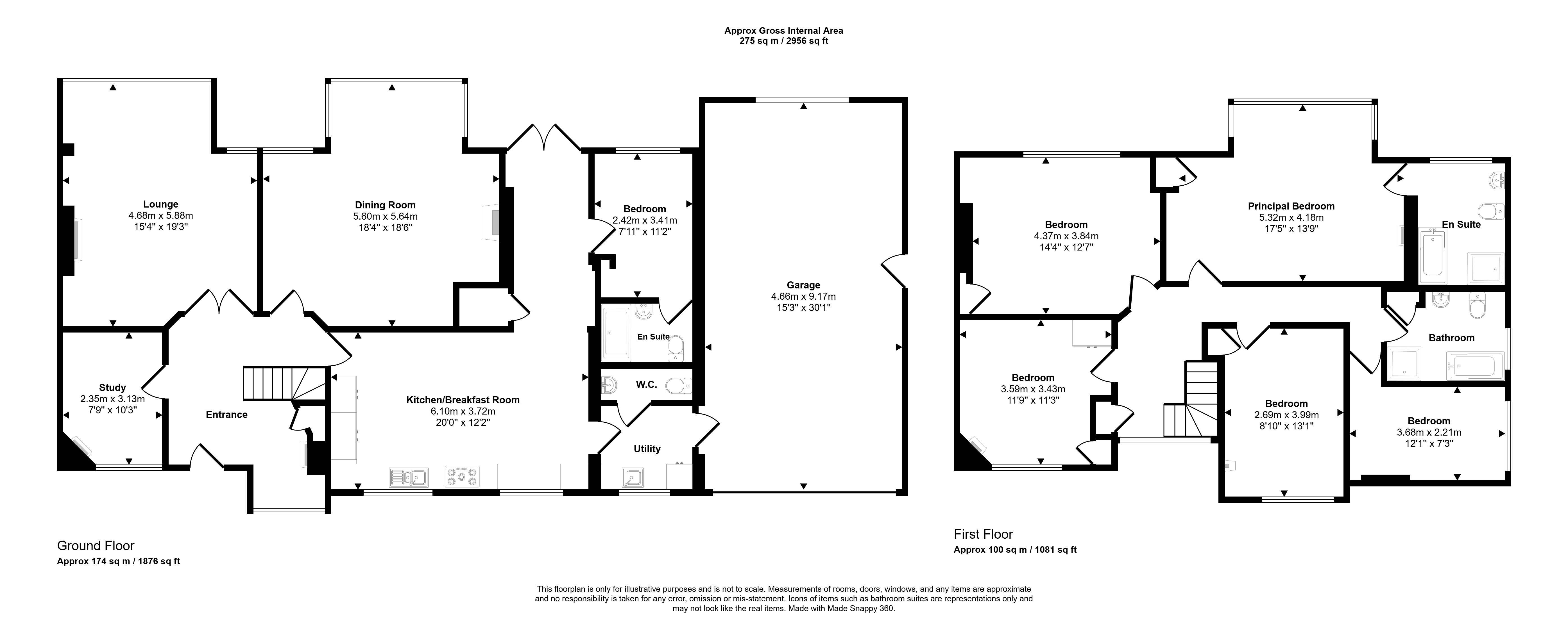 44, Furze Lane, Purley floorplan