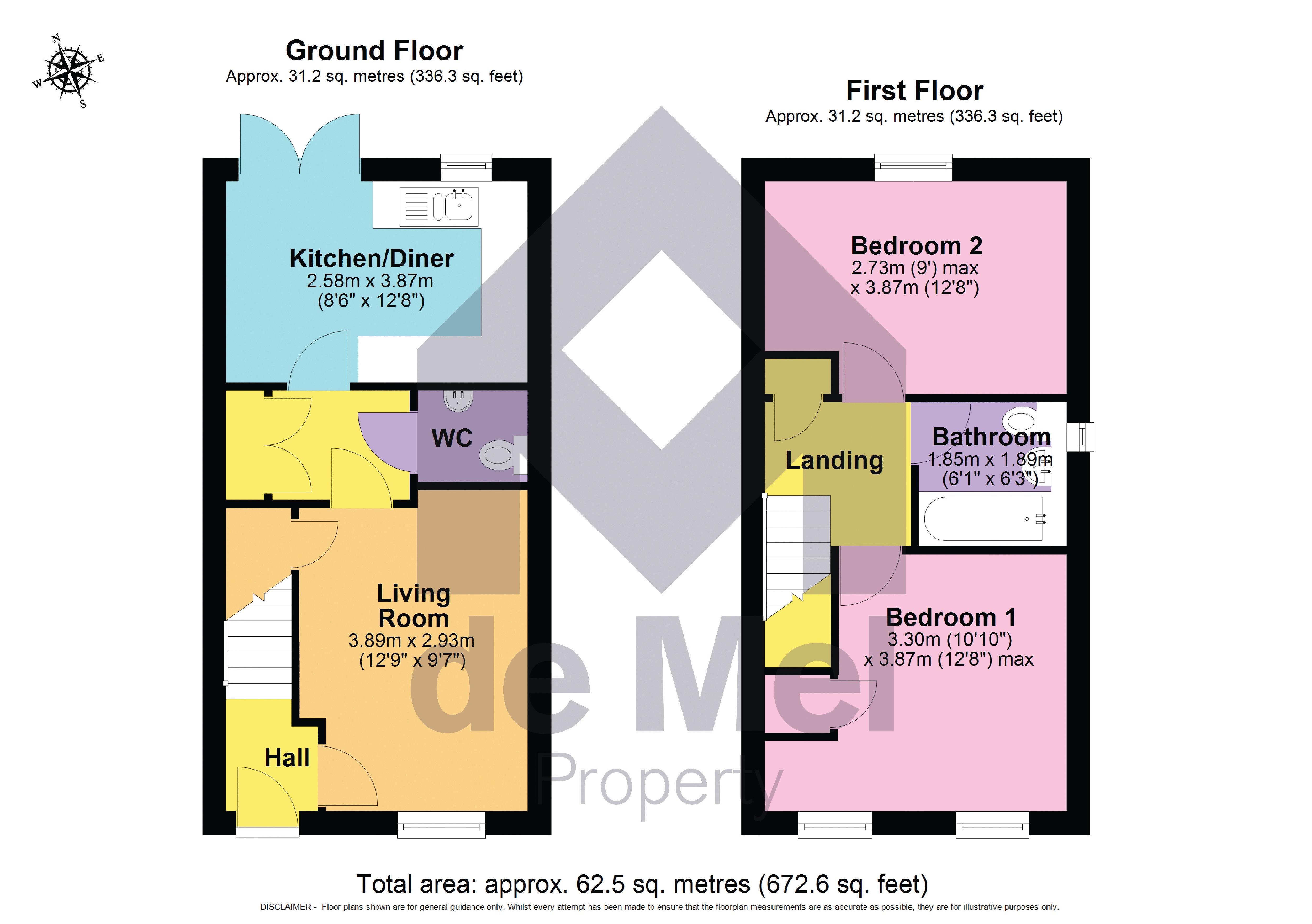 9, Citrine Place, Cheltenham floorplan