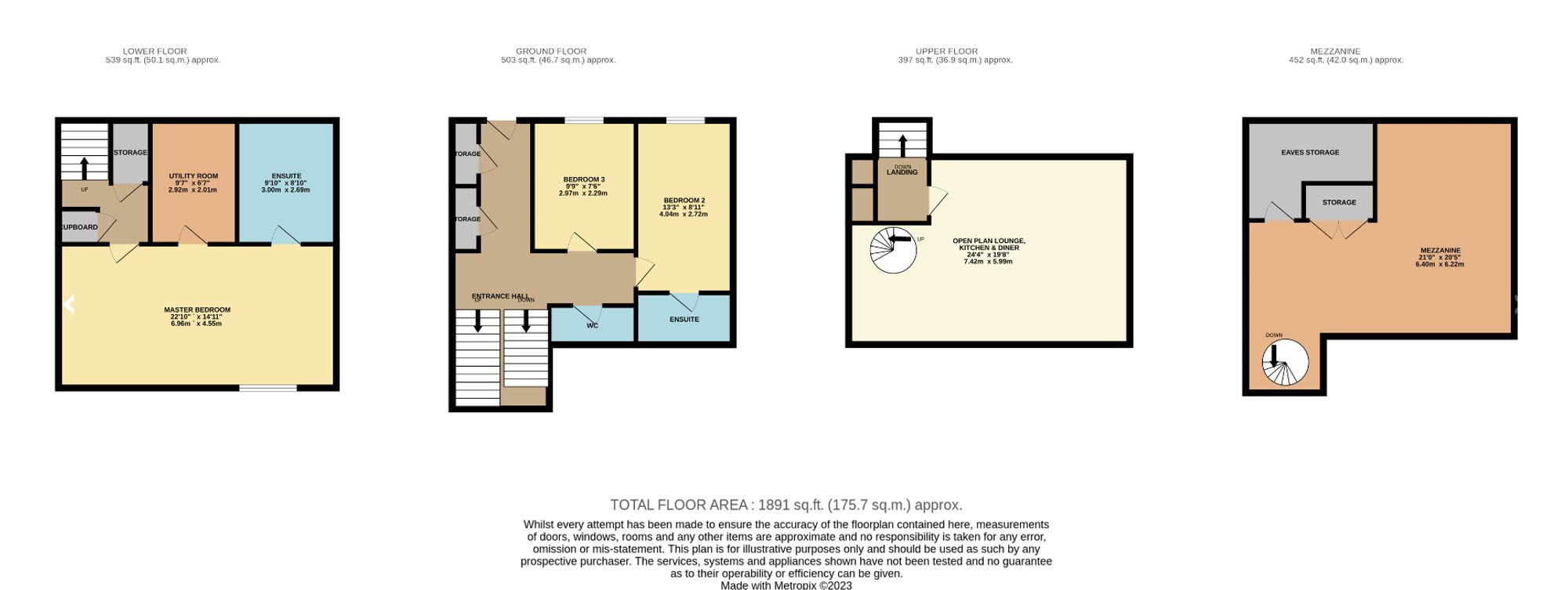42 Wallsuches, Bolton floorplan