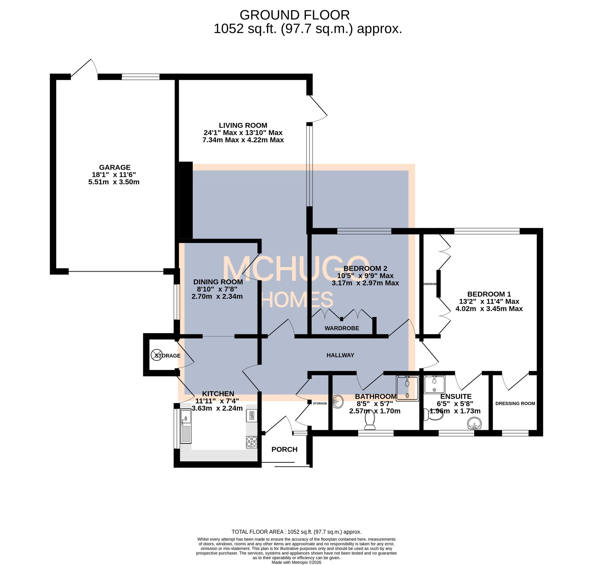 9 Hartford Close, Birmingham floorplan