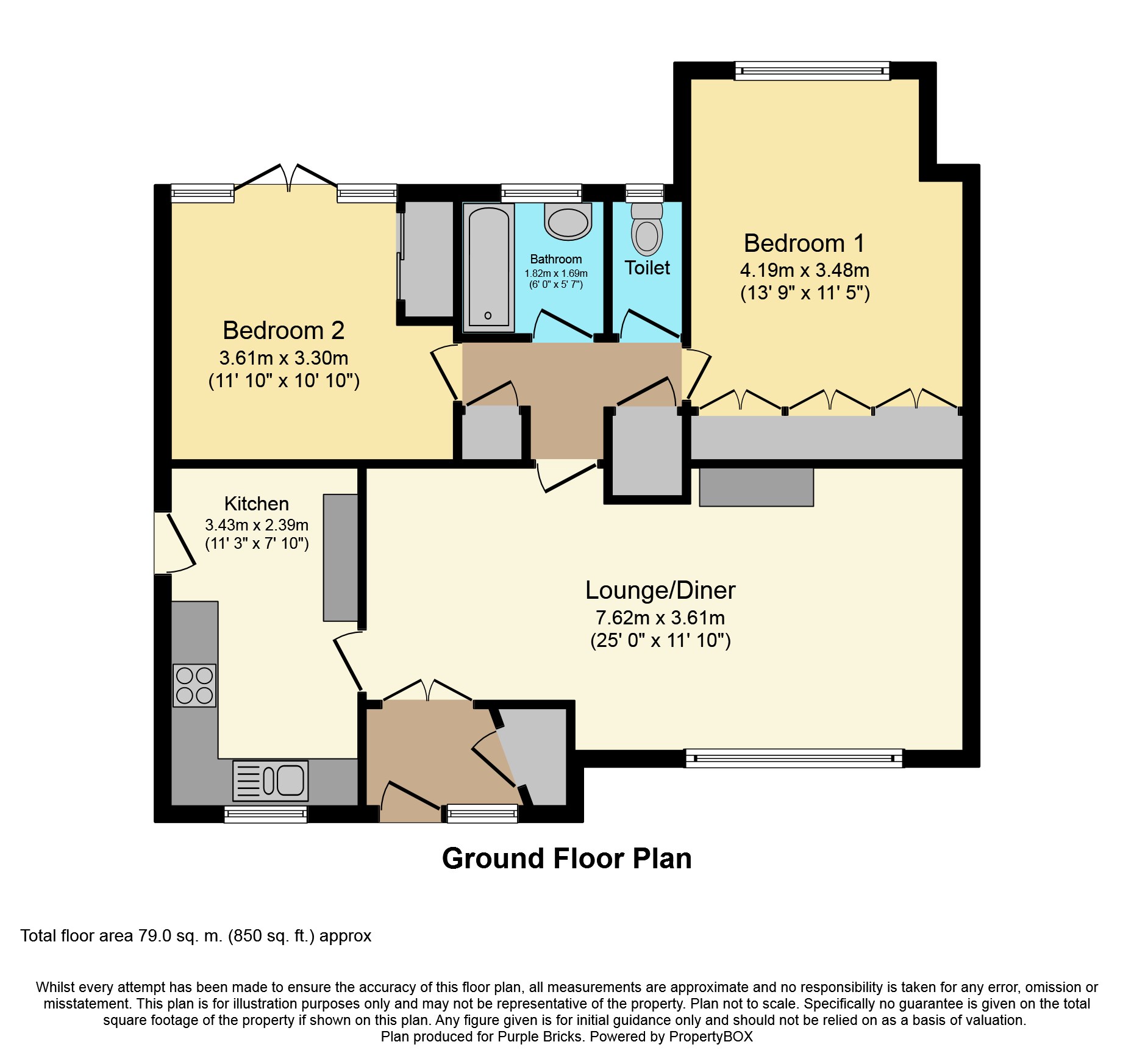 Hawke Close, Rustington BN16, 2 bedroom detached bungalow for sale