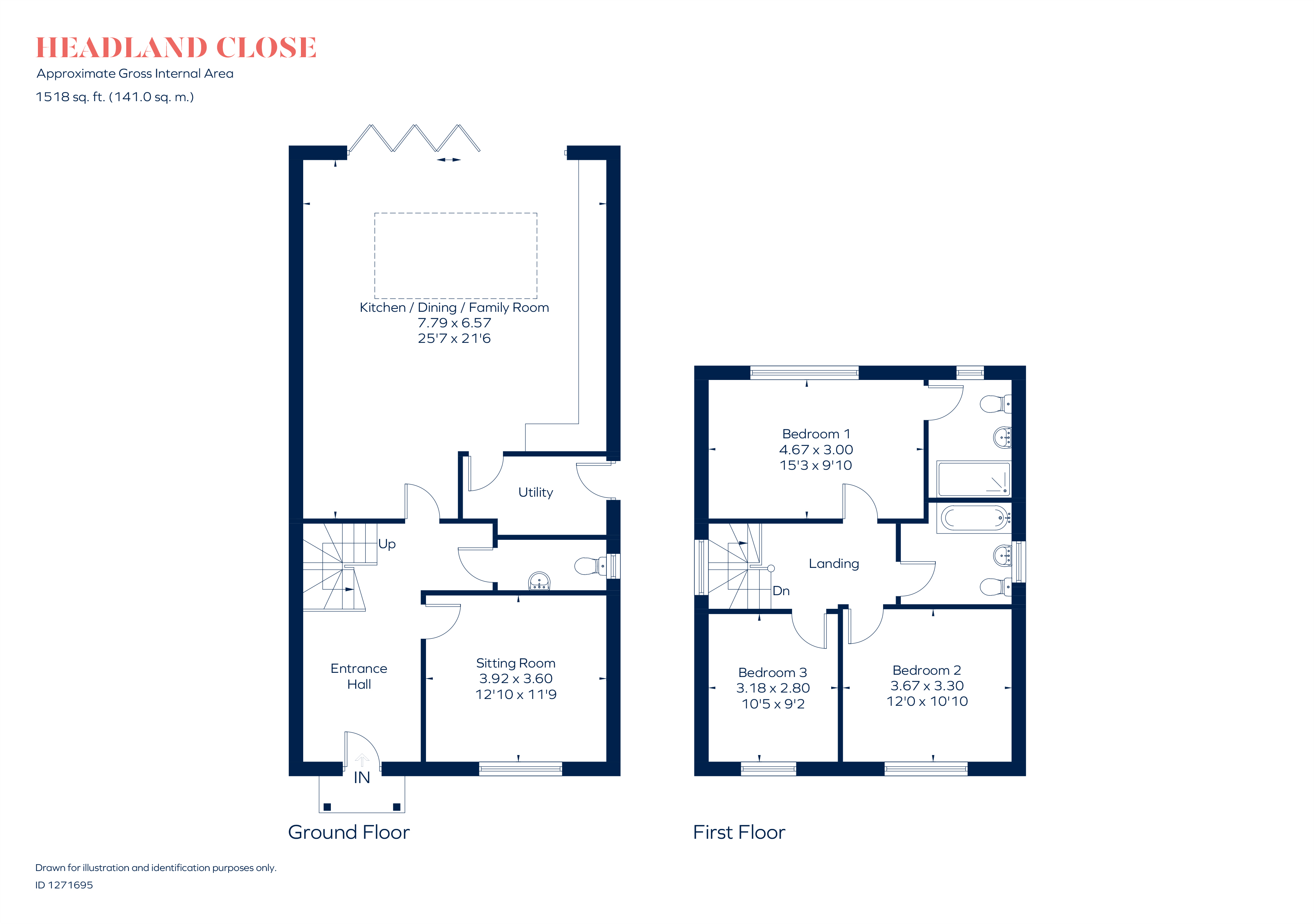 Middleton House, 13A, Headland Close, Welford On Avon floorplan