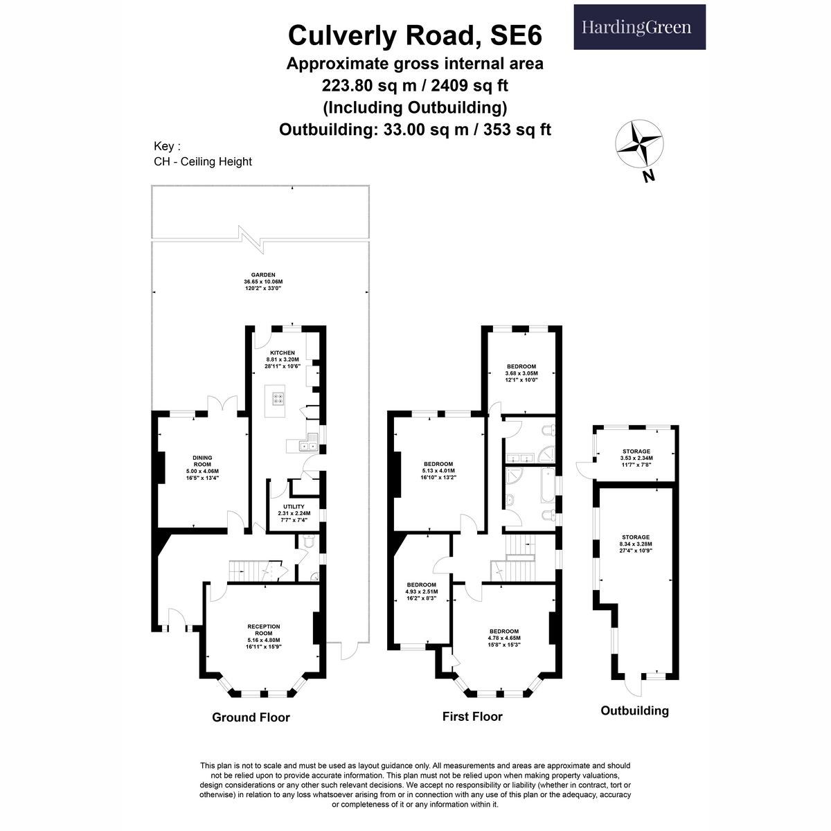 38, Culverley Road, London floorplan
