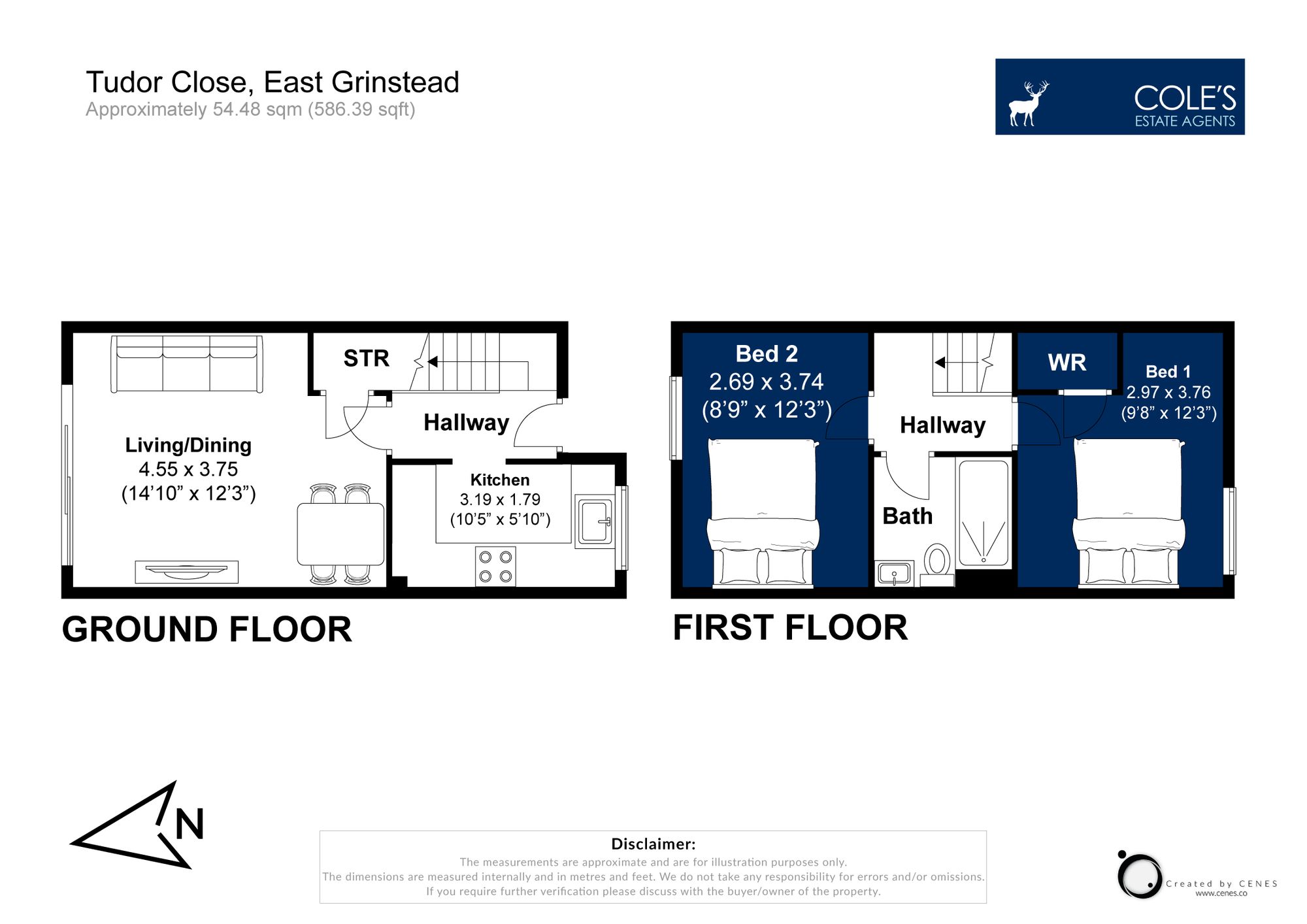 21 Tudor Close, East Grinstead floorplan
