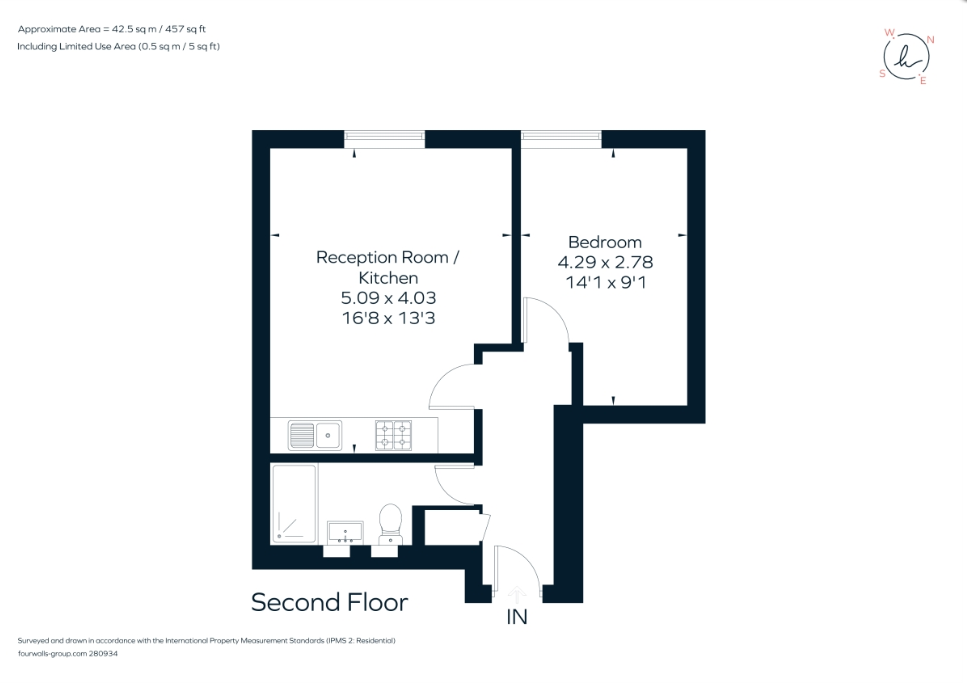 Flat 51, Sundial Court, Barnsbury Lane, Surbiton floorplan