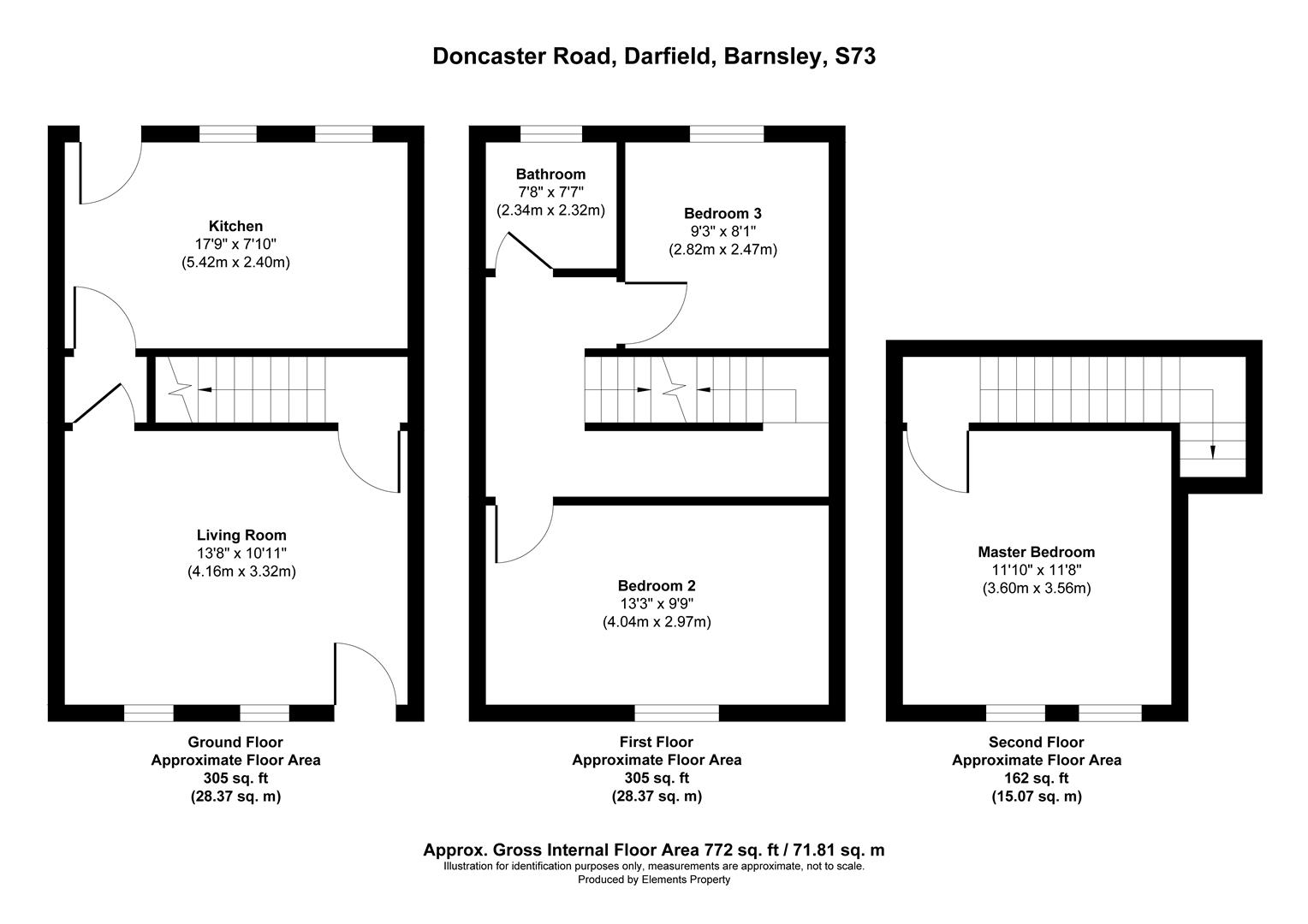 Doncaster Road, Darfield, Barnsley S73, 3 bedroom terraced house for