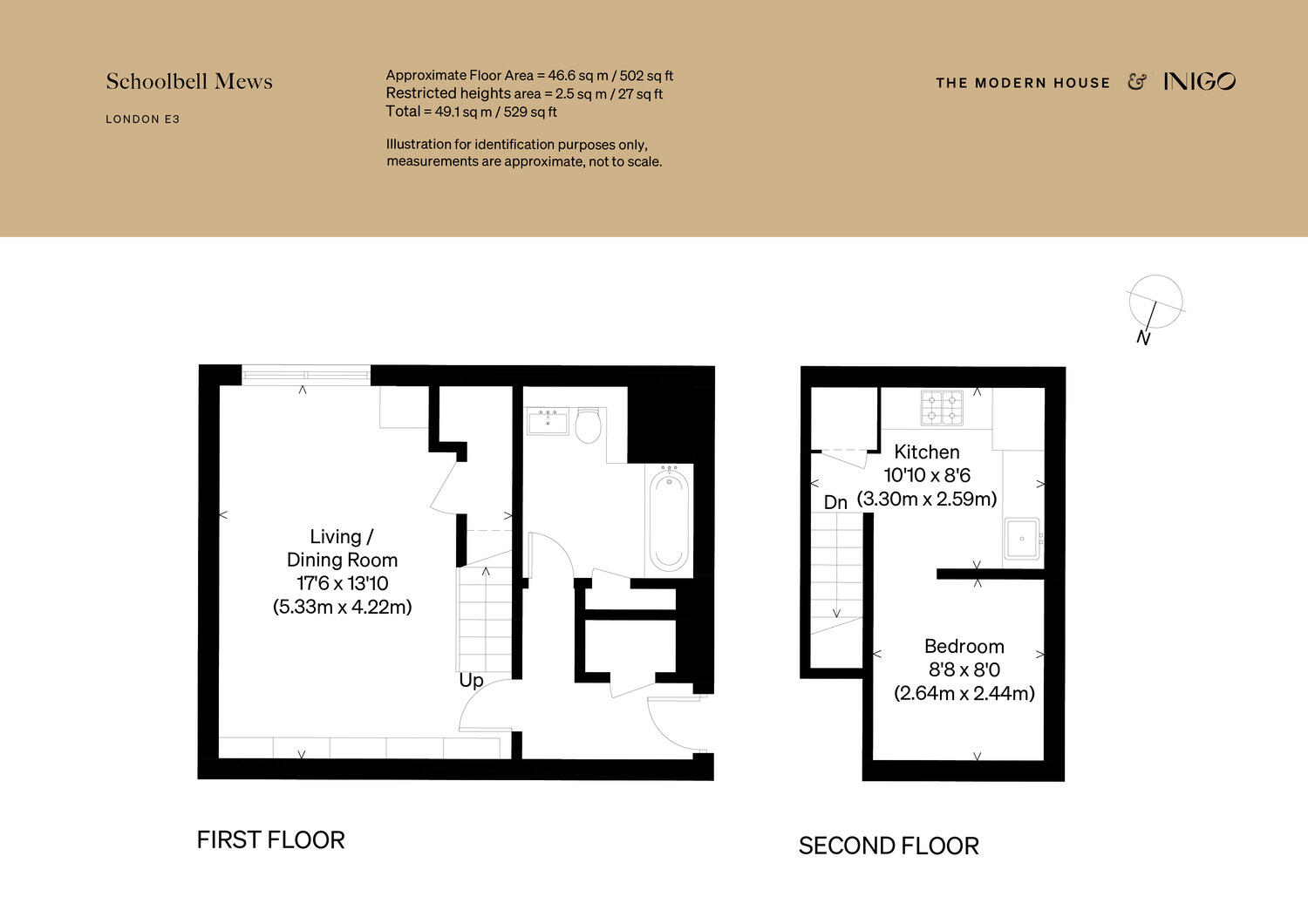 Schoolbell Mews, London floorplan