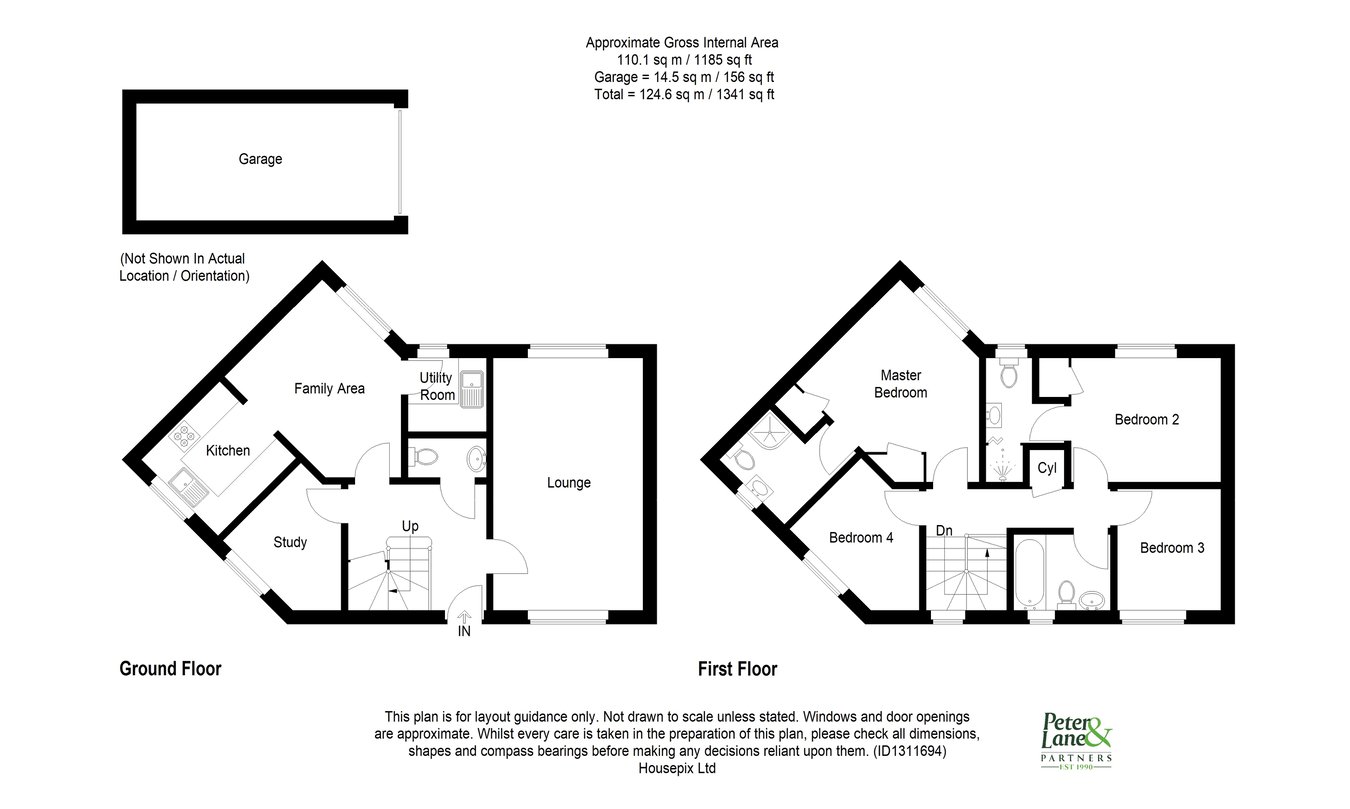 51, Howell Drive, Huntingdon floorplan