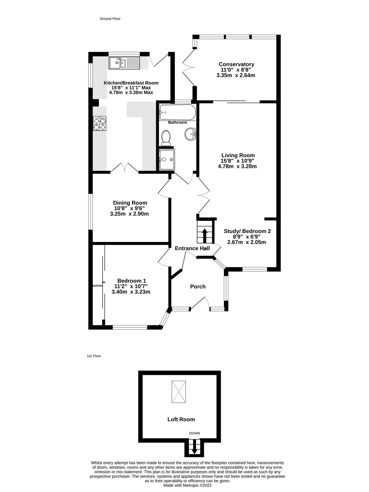 Greenfield Avenue, Carpenders Park WD19, 2 bedroom detached bungalow