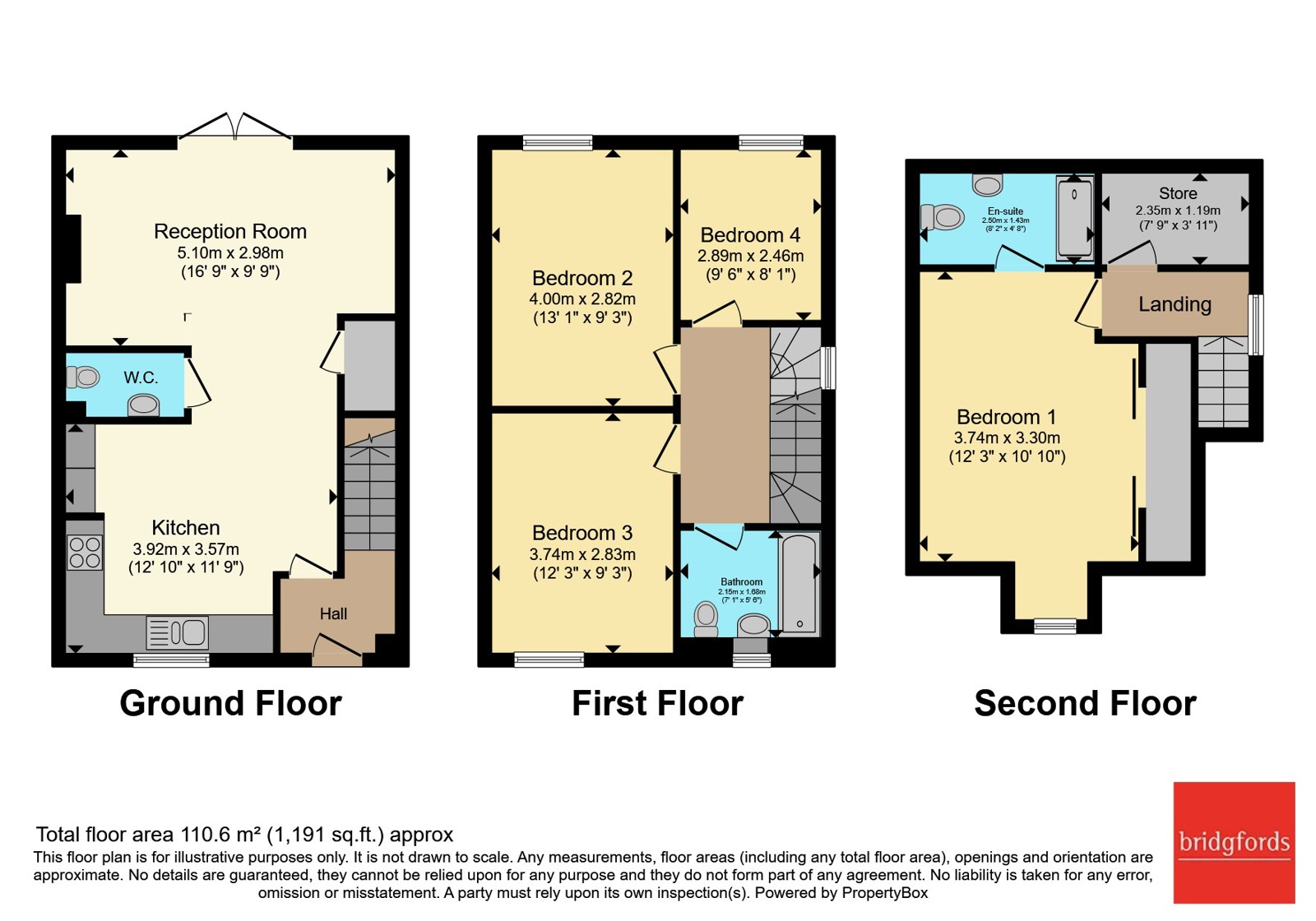 66, Little Wood Crescent, West Yorkshire floorplan
