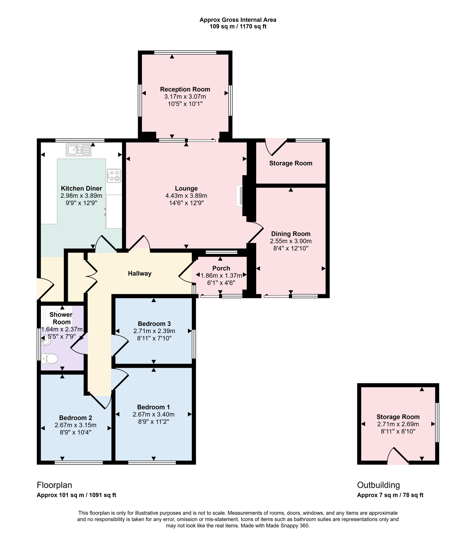 West Croft, Wigton floorplan