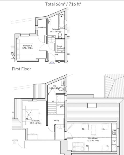 2 Bedrooms Flat to rent in Boyne Park, Tunbridge Wells TN4