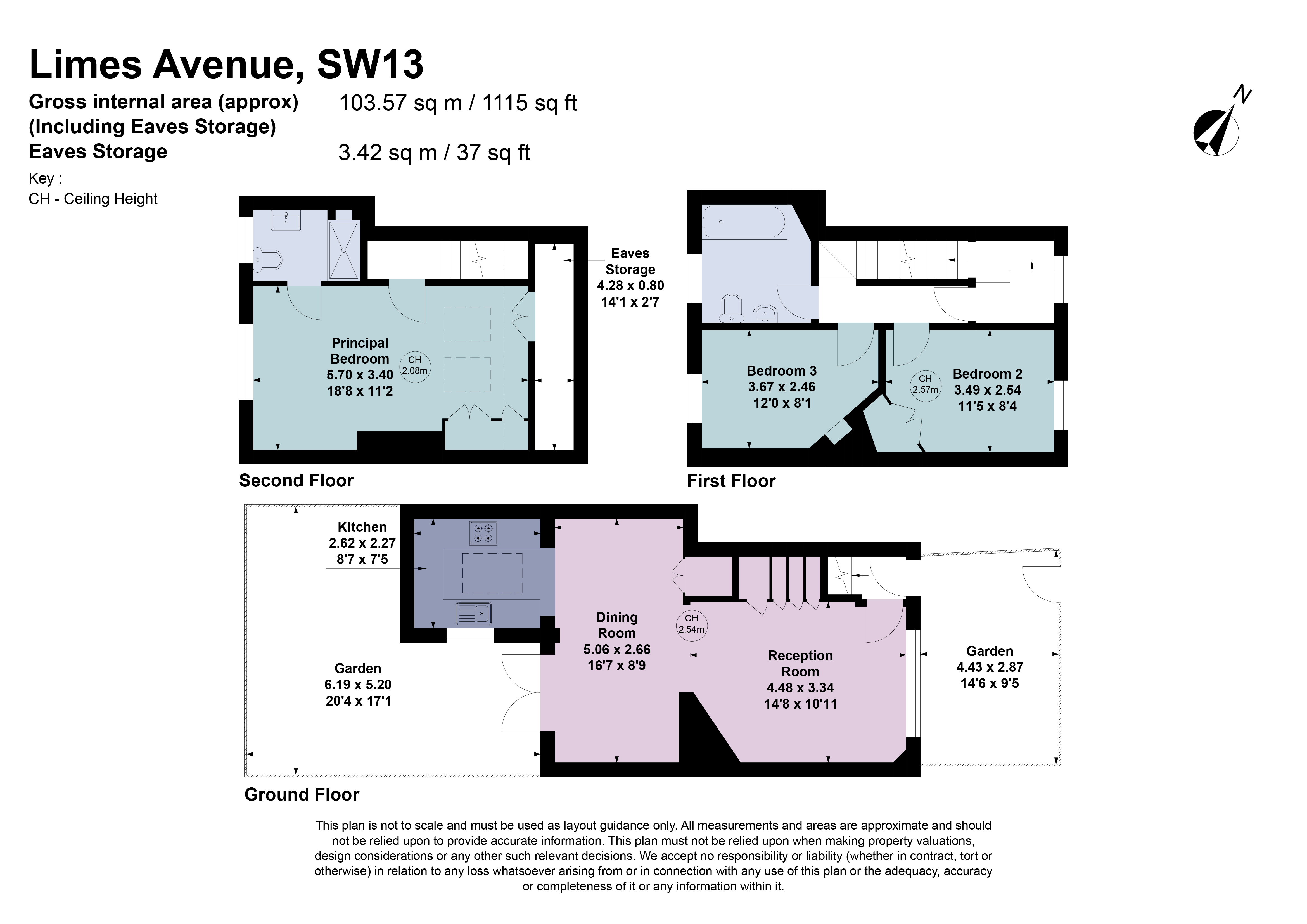 4, Limes Avenue, London floorplan