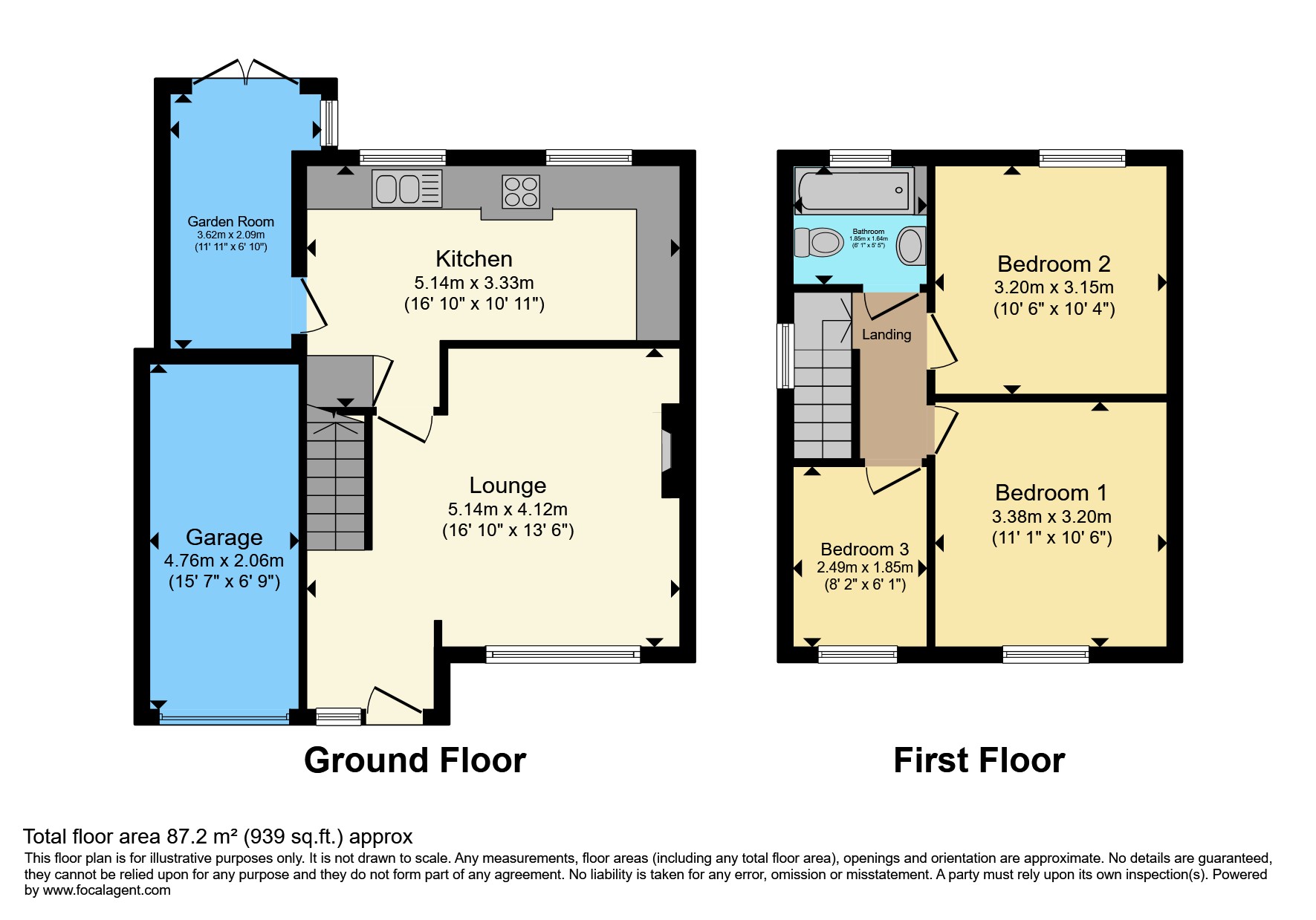Hillside Crescent, Derby floorplan
